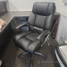 Black Leather Executive Boardroom Conference Task Chair B-Grade